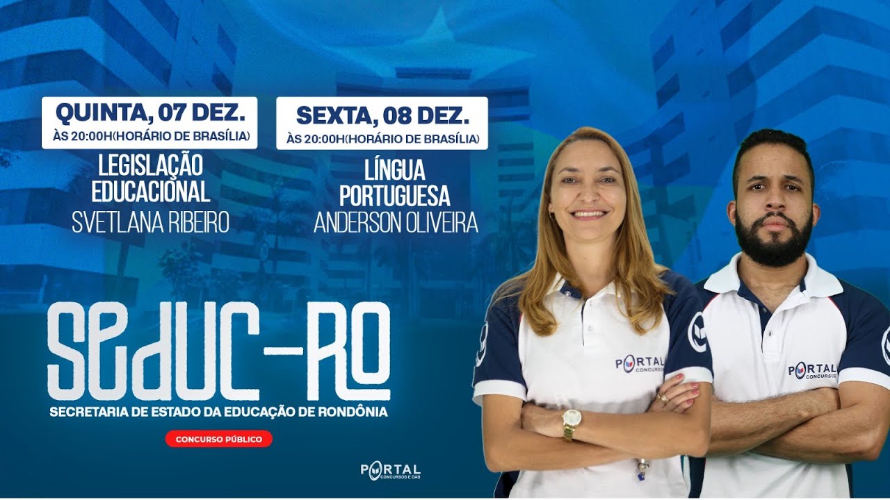 CONCURSO SEDUC/RO: LEGISLAÇÃO EDUCACIONAL