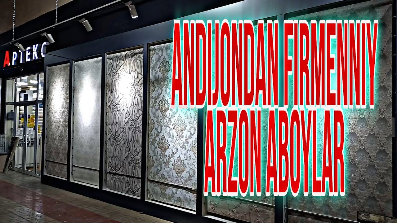 ANDIJON TRIKOTAJ QURULISH DO‘KONLARIDAN YANGI OBOY NARXLARI MUROJAT UCHUN +998902170787