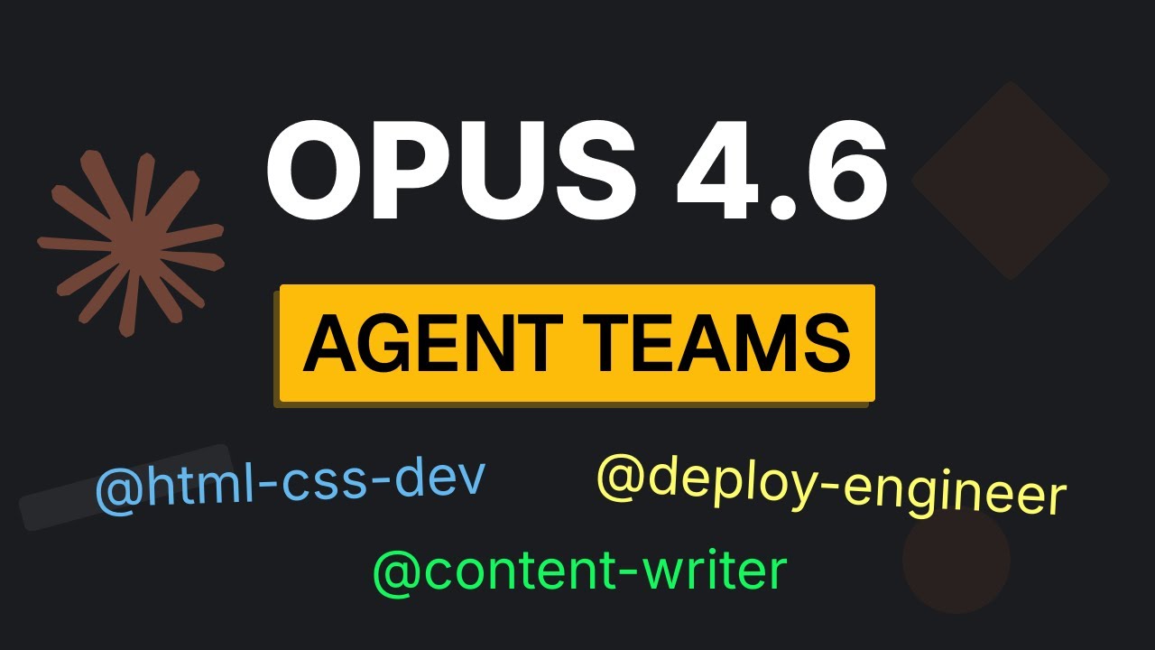 Claude Code Agent Teams - First Look at Opus 4.6