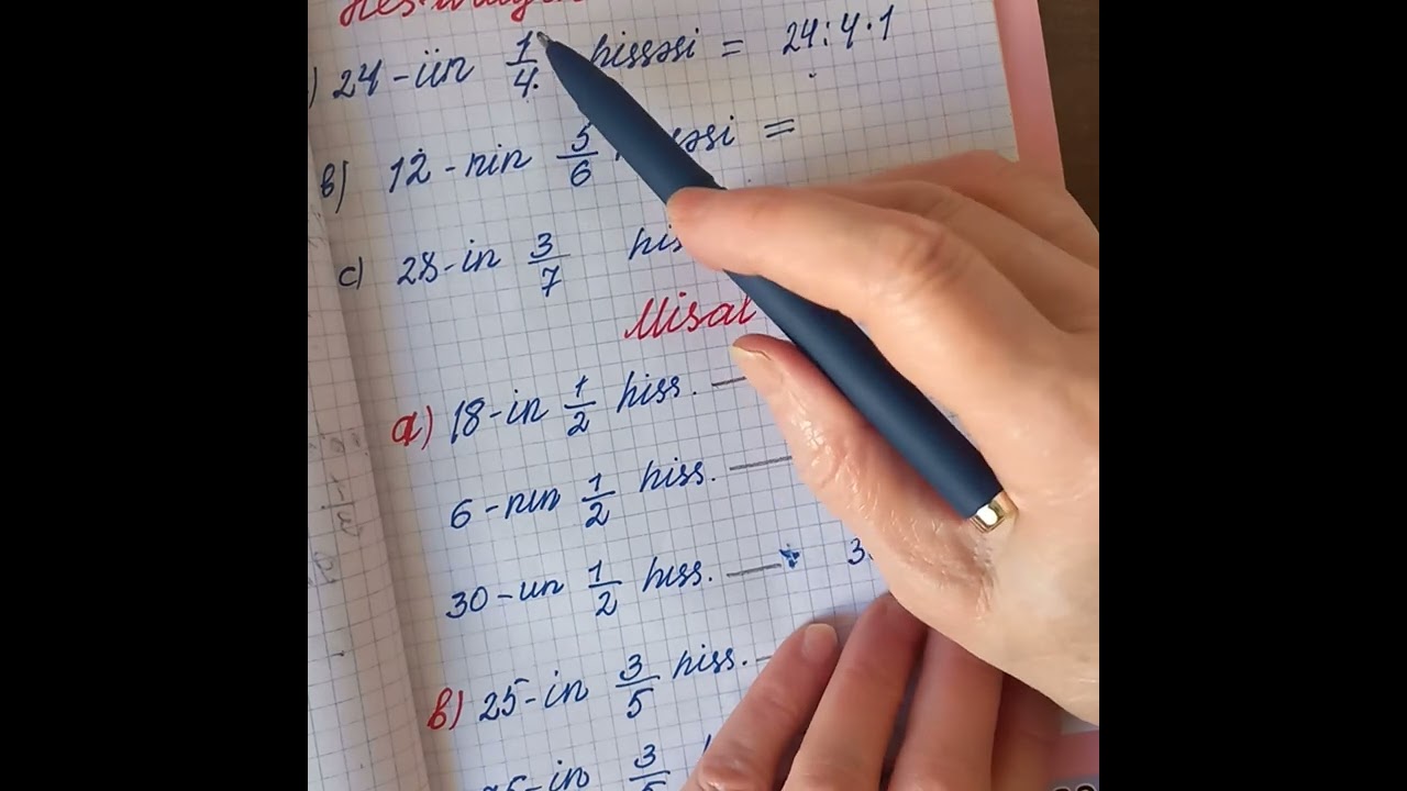 Riyaziyyat 3-cü sinif.  2-ci  hissə. səh.42 və43