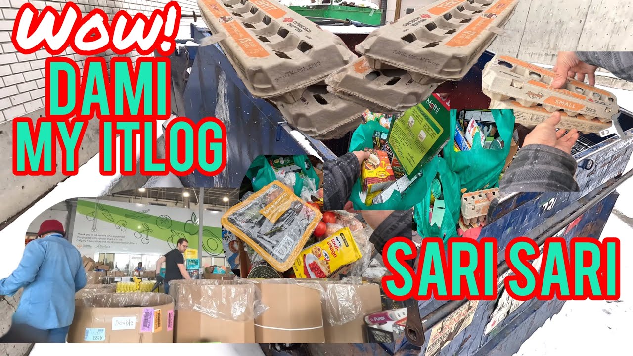 DUMPSTER DIVING/GRABE ANG BLESSINGS SARI SARING PAGKAIN/BUHAY CANADA#trending #viral#jackpot