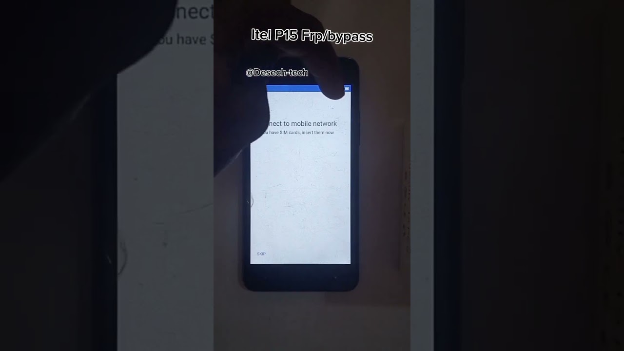 itel P15 Frp bypass reset
