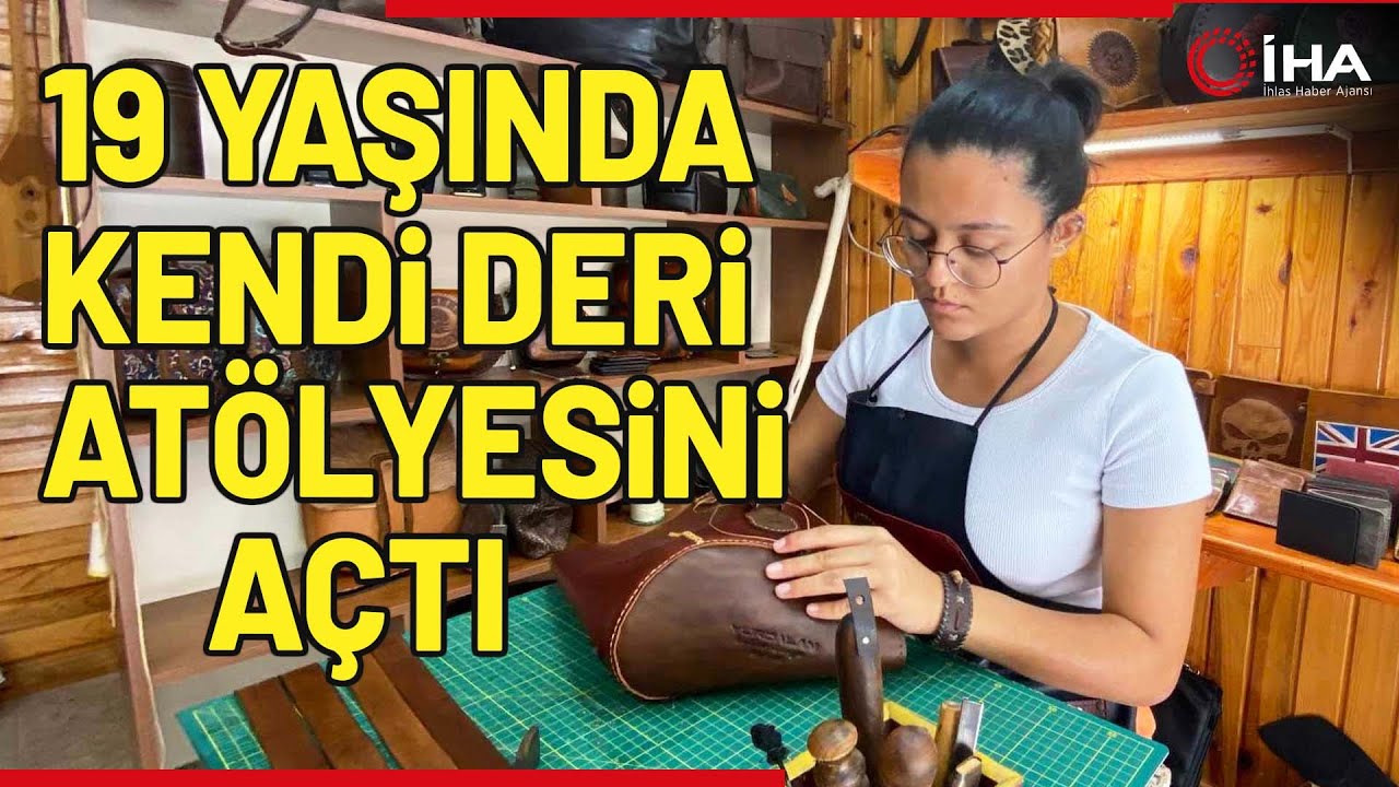 Hobi Olarak Başladığı Deri Sanatında Kendi Atölyesini Açtı