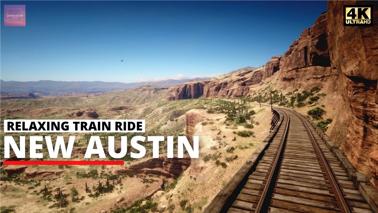 Relaxing Sunny Day Train Ride in Red Dead Redemption 2