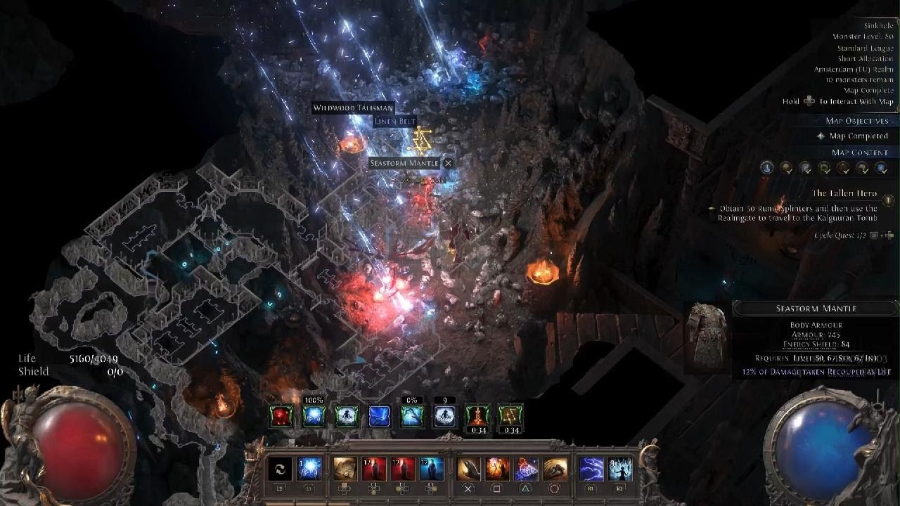 Path of Exile 2: Blood Mage - Torrek Boss (Castaway Map) | Gold Farm + Cast on Crit Build