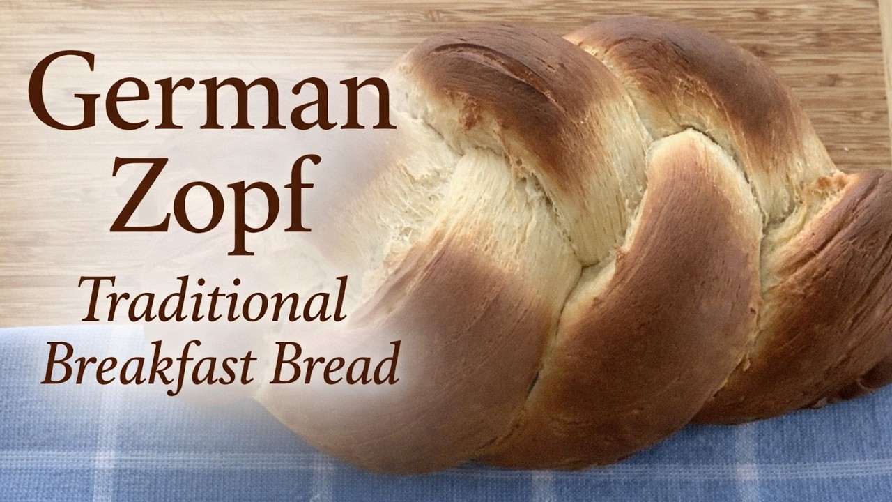 German Zopf – Traditional Breakfast Bread | Simple Family Recipe