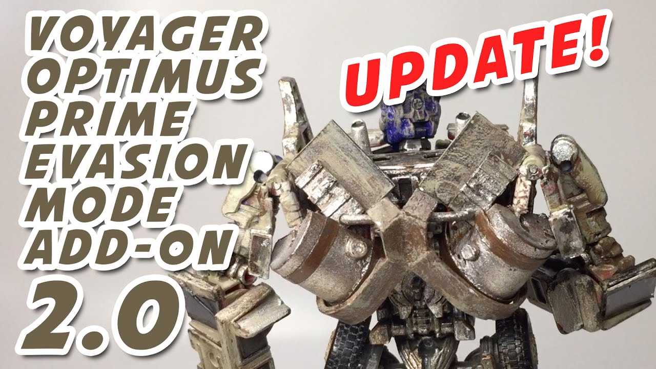 ver 2.0. TF Voy Optimus Evasion Mode: Custom, Repaint & Add-on