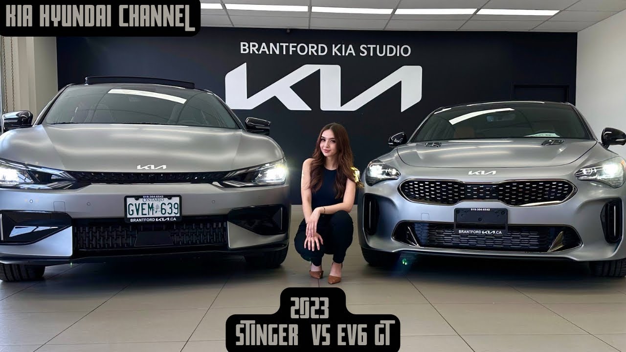 В ПРЯМОМ ЭФИРЕ: EV6 GT 2023 против Stinger 2023! Будущее спортивных автомобилей Kia!