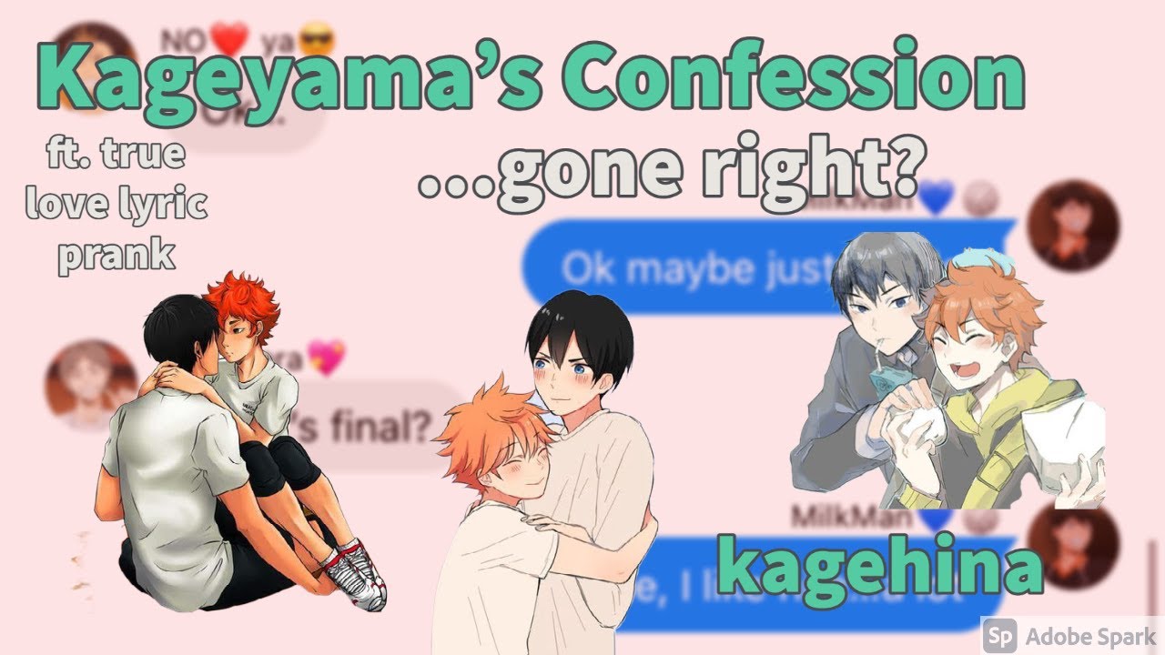 Kageyama’s Confession...Gone Right? || Kagehina || True Love