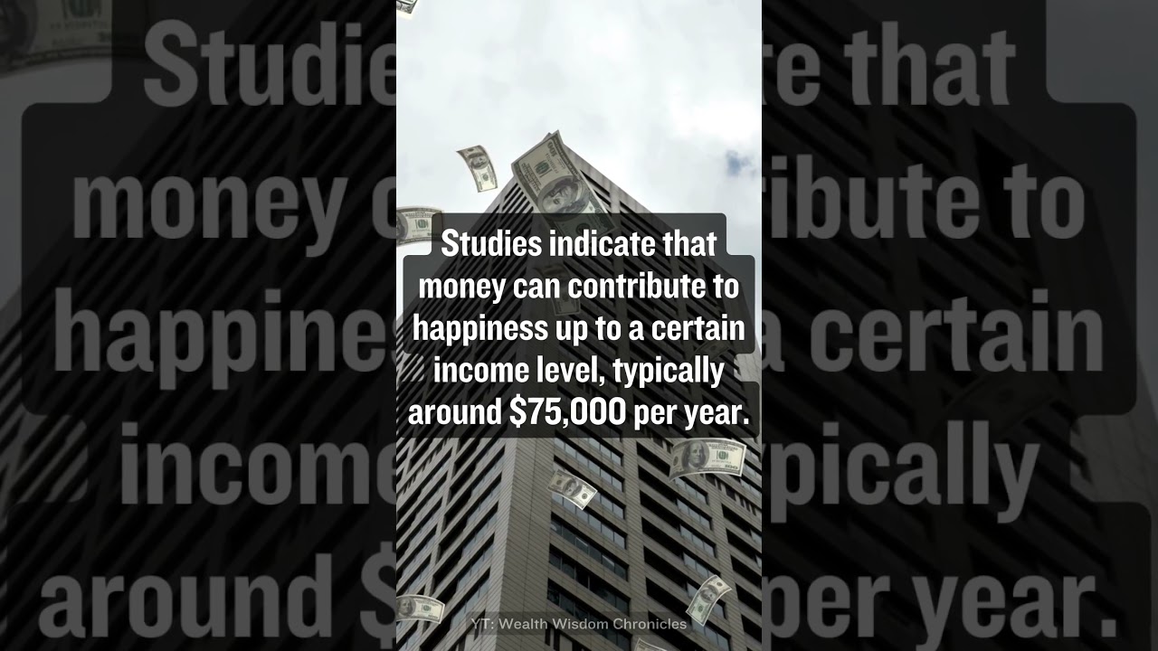 Money and Happiness: Unlocking the Income Threshold