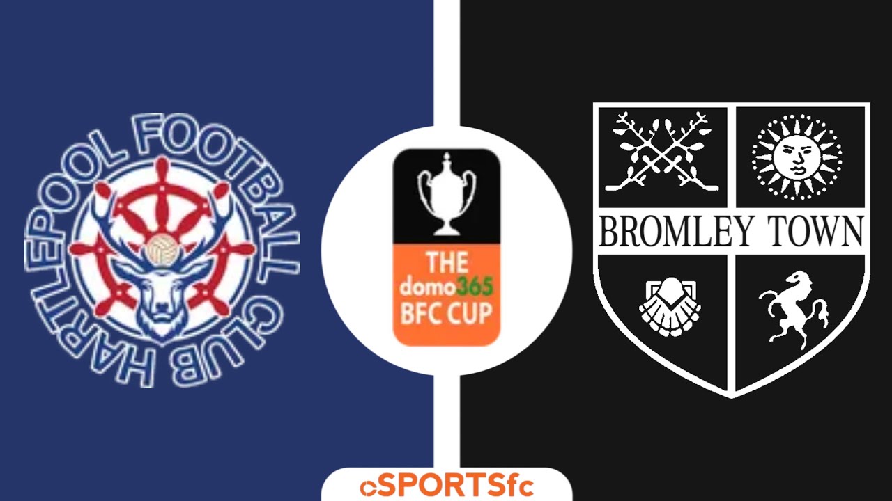 The domo365 BFC Cup - Hartlepool v. Bromley Town - 1st ROUND