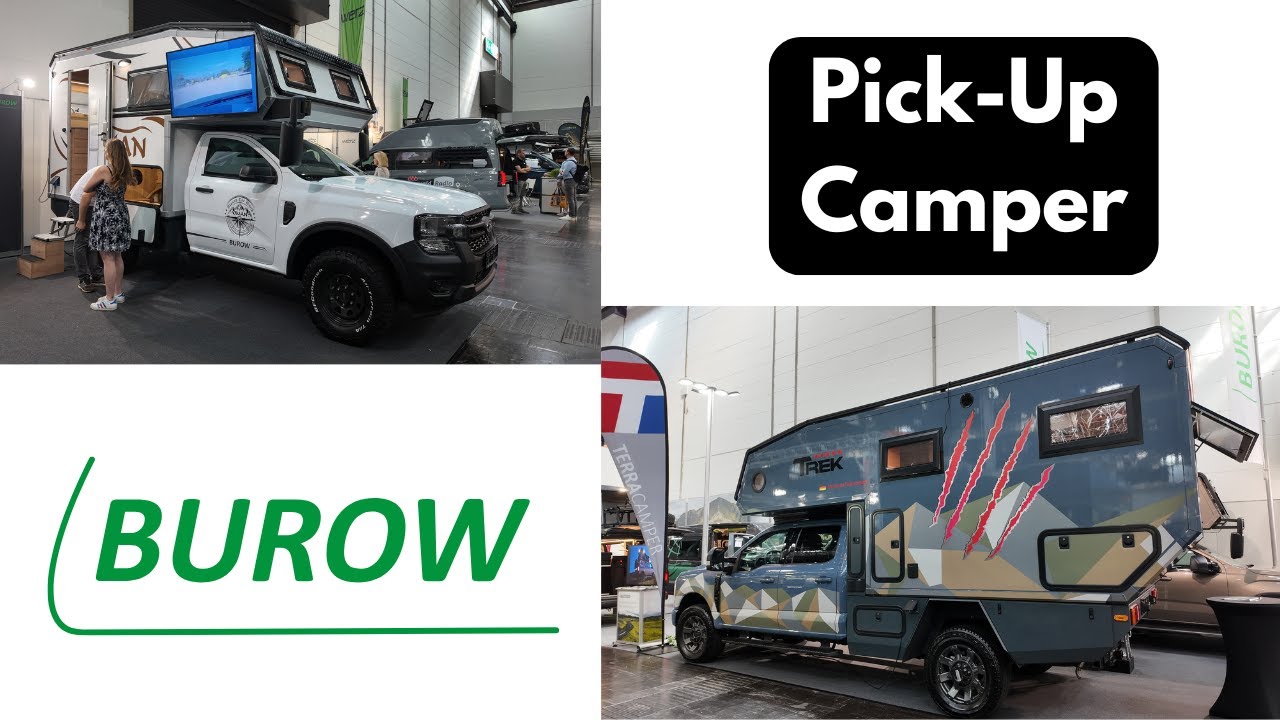 Burow Pick-Up Aufsatz Camper auf Ford F350 I Caravan Salon 2025 I MoMa Camp