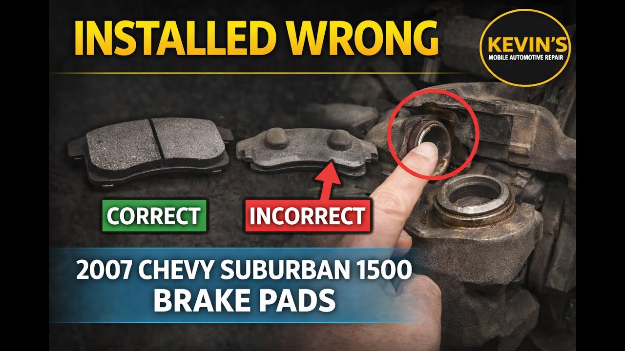 🔧 ПРЕКРАТИТЕ ЭТО ДЕЛАТЬ! Объяснение ошибки с тормозными колодками на Chevrolet Suburban