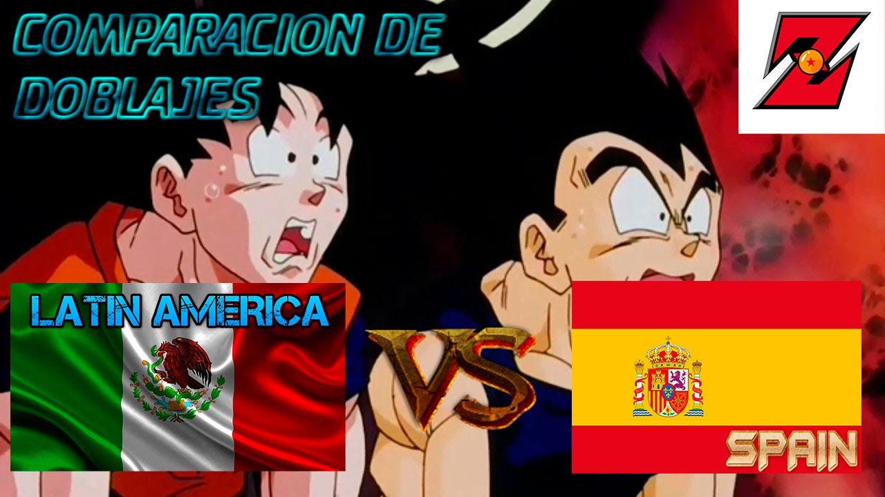 Vegeta le teme a los gusanos - Latino VS Castellano (Español de España) - DBZ
