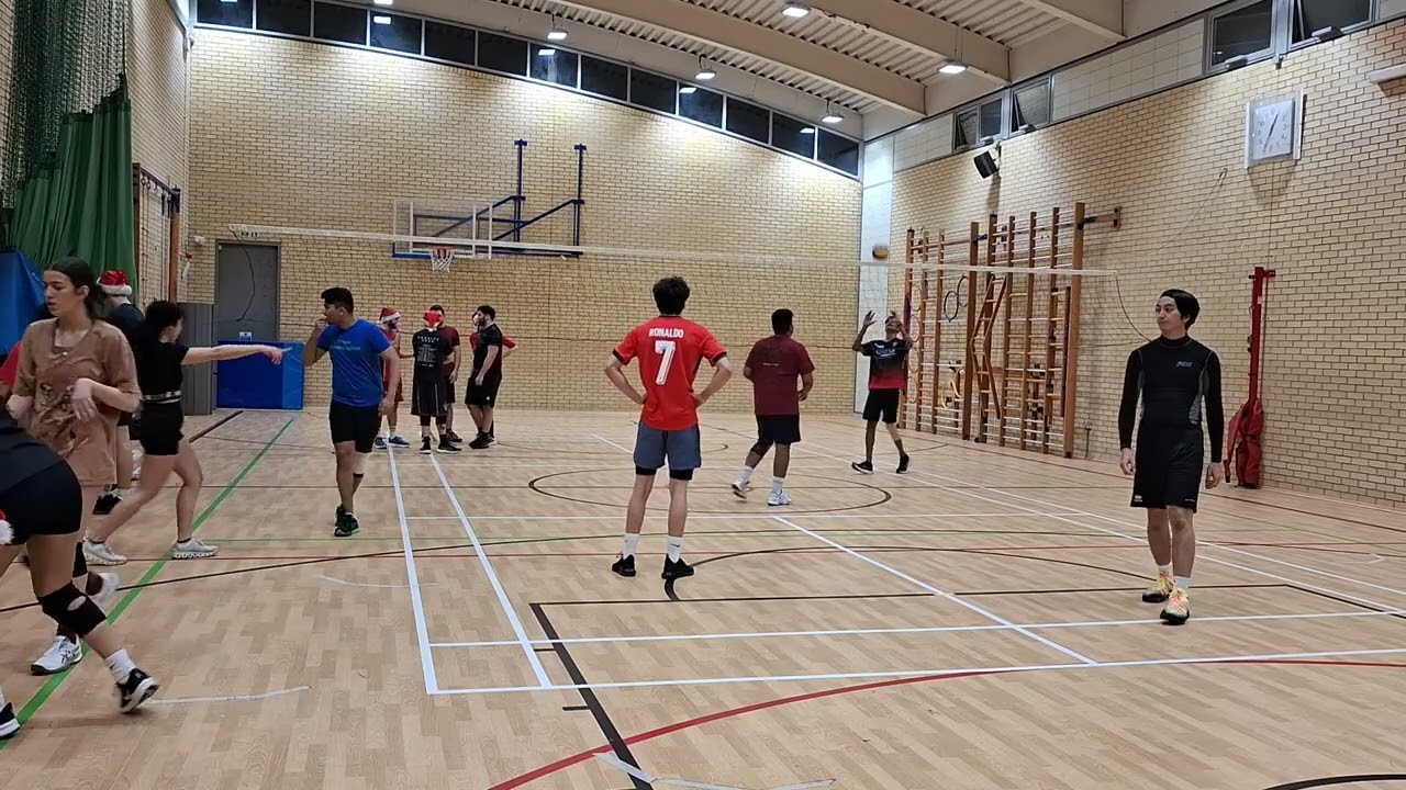 Christmas volleyball