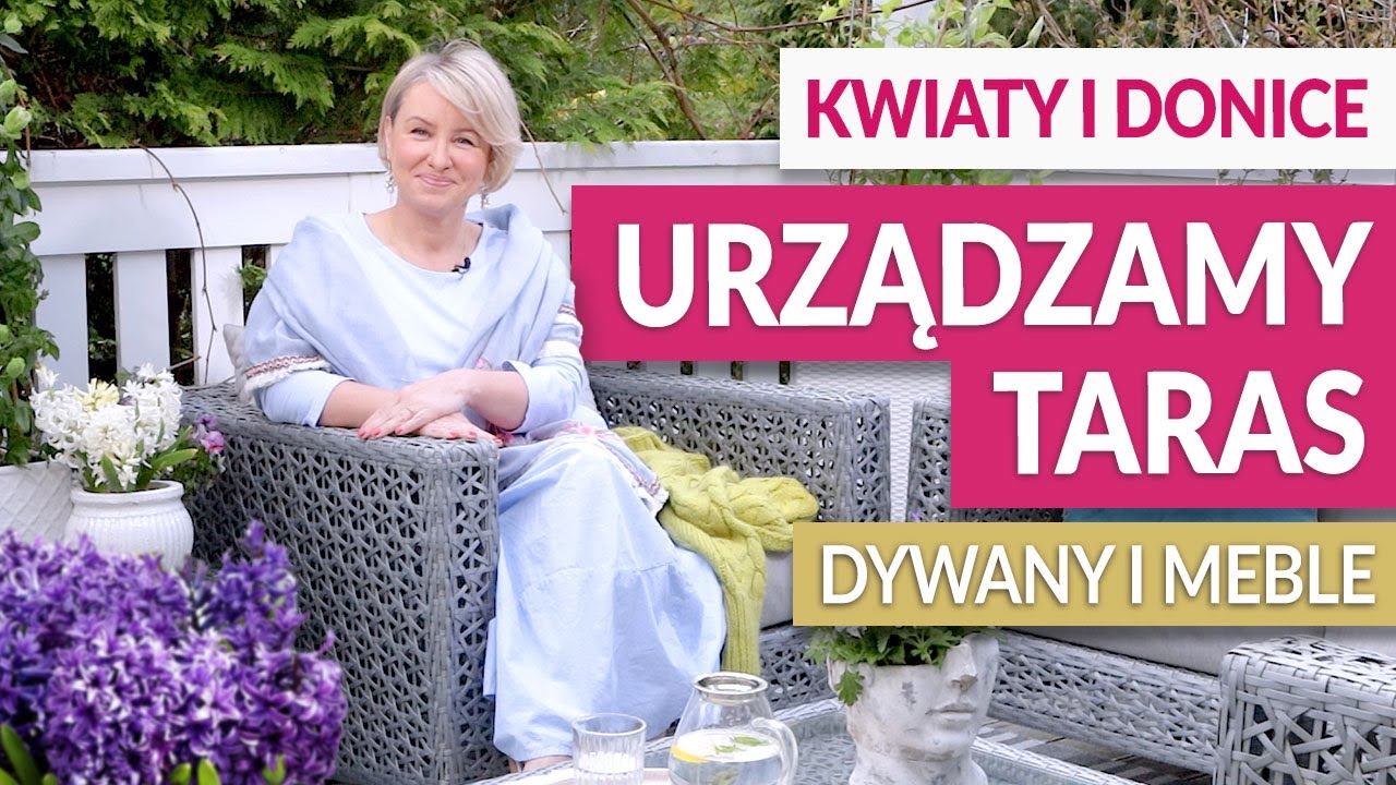 URZĄDZAMY TARAS w 3 krokach! Kwiaty, donice, meble i dywany tarasowe | GREEN CANOE