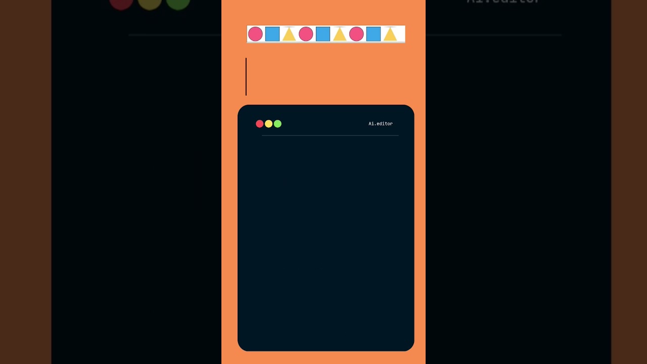 Creating a pattern using different shapes like circles, squares, and triangles. #html #css
