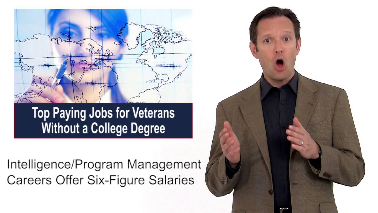 Top Jobs for Veterans Without a College Degree