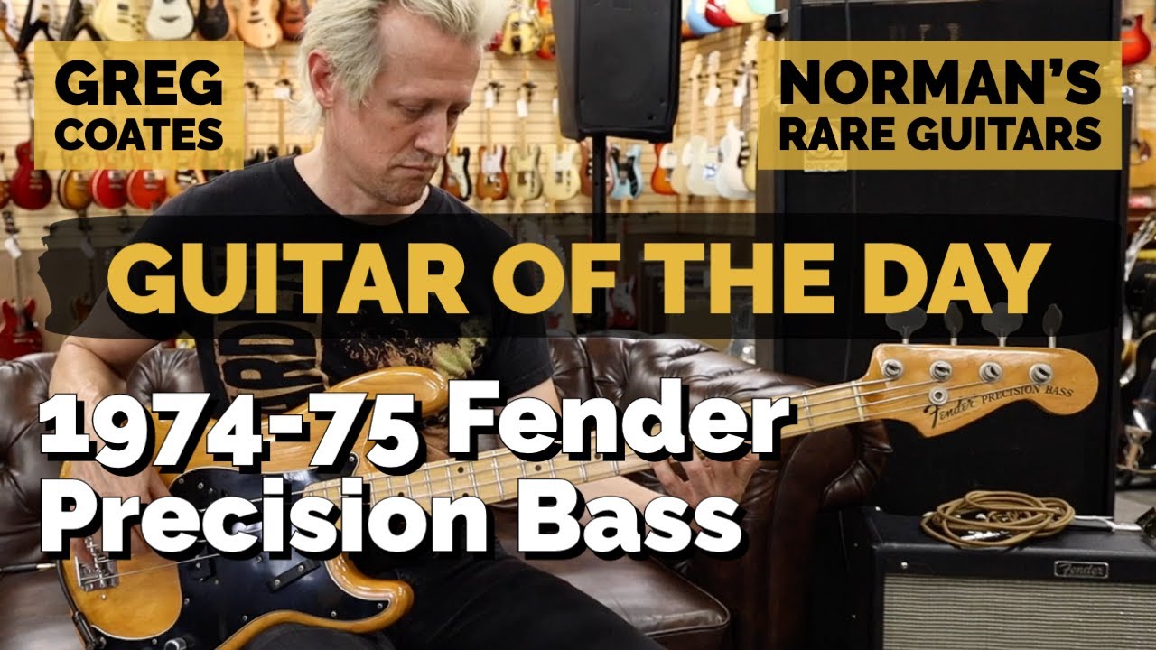 Guitar of the Day: 1974-75 Fender Precision Bass Natural | Norman's Rare Guitars