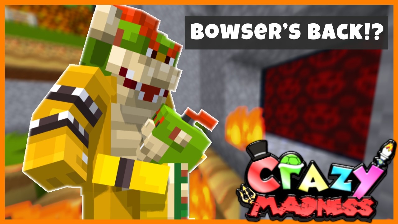 Боузер-младший воссоединяется со своим отцом!?! В Minecraft!