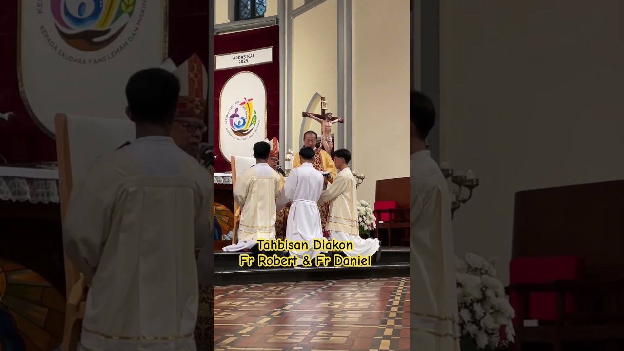 Tahbisan diakon untuk Fr Robert & Fr Daniel #tahbisandiakon #katedraljakarta #keuskupanagungjakarta