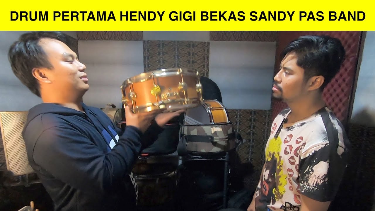HENDY GIGI BELI DRUM PERTAMA DARI SANDY PAS BAND