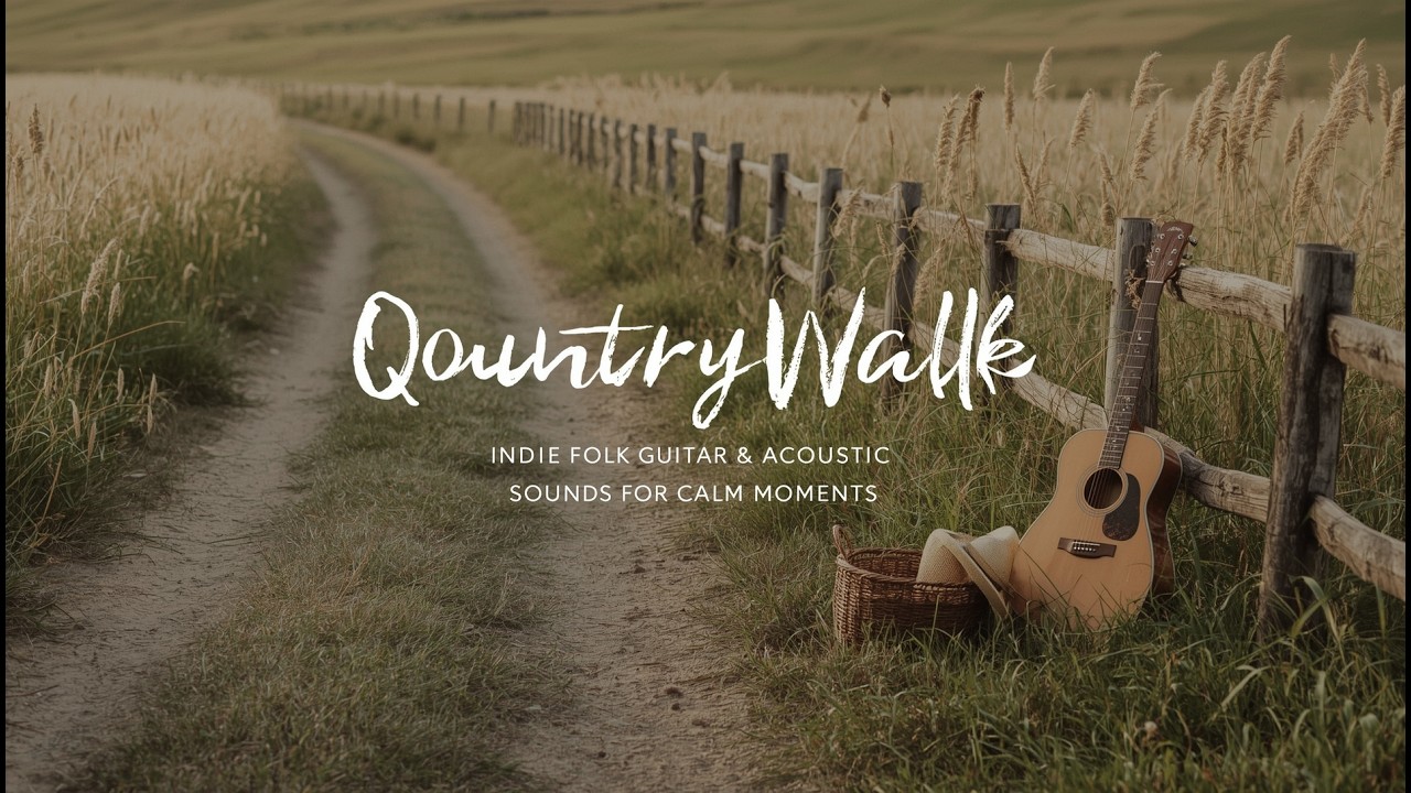 🚶 Quiet Country Walk – Indie Folk Guitar & Acoustic Sounds for Calm Moments
