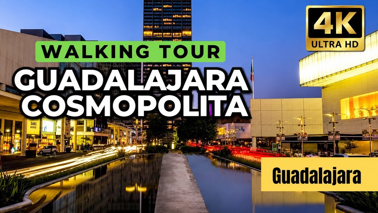 Guadalajara Moderna y Lujosa   4K Walking Tour #explore #travel #video