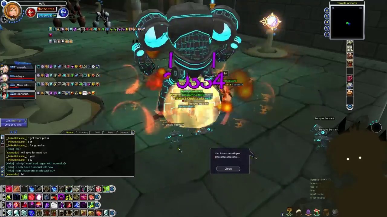 Fiesta Online 2019 - Temple of Gods - Lvl 130-135 Dungeon