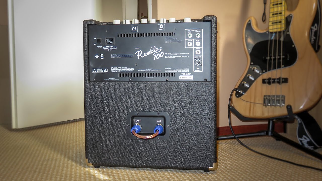 DIY mod: convert a combo into a separate amp and cabinet