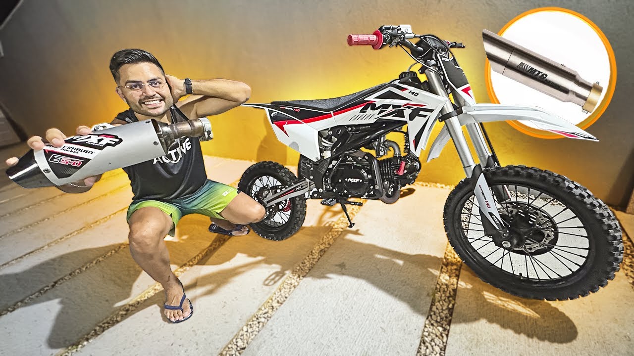 DEIXEI A MINI MOTO 140CC SÓ O CANO