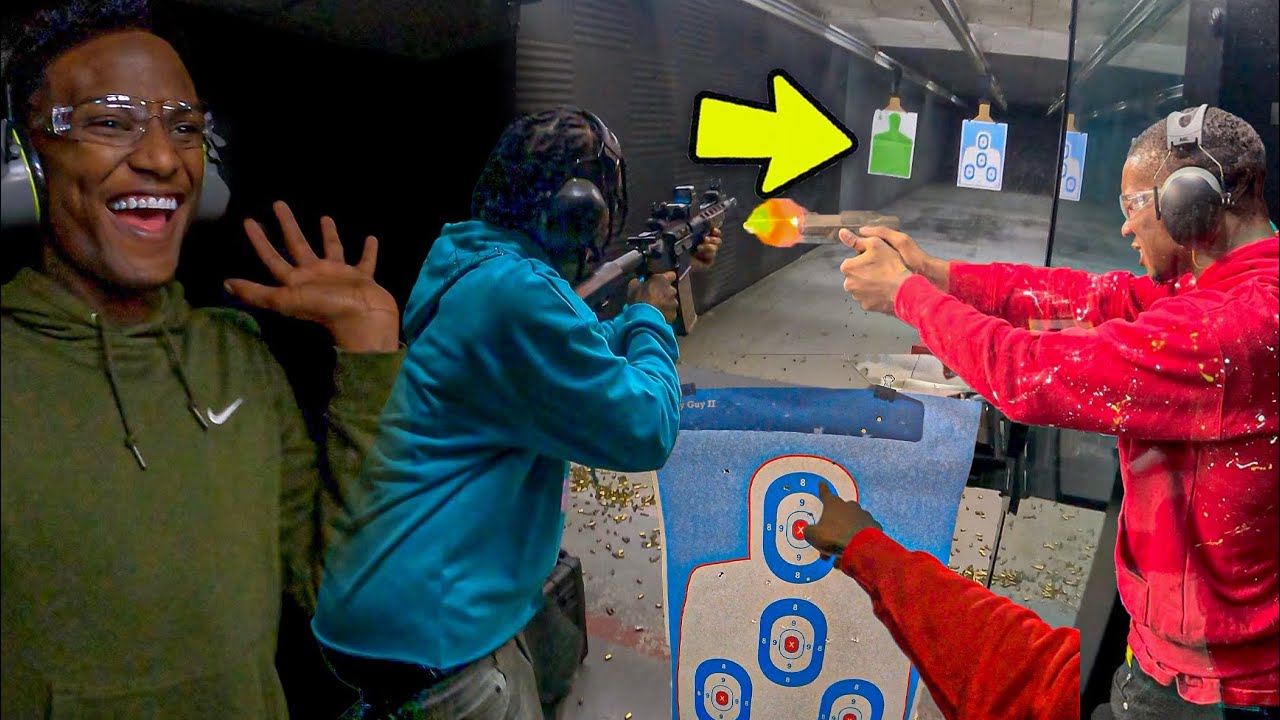 I LET JAZZ TRY MY CUSTOM BUILT AR15......*she was shook*