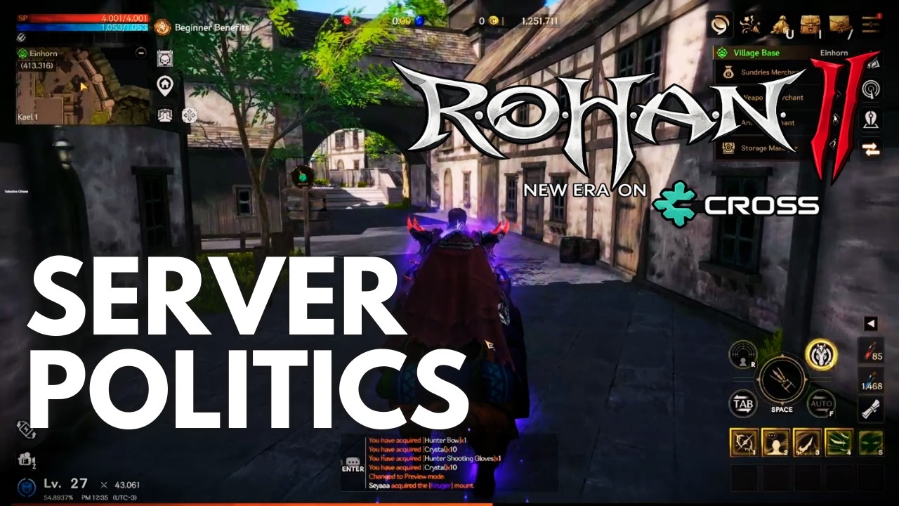 Do Multi-Server MMOs Ruin the MMO Experience? (Rohan 2 Dark Leap)