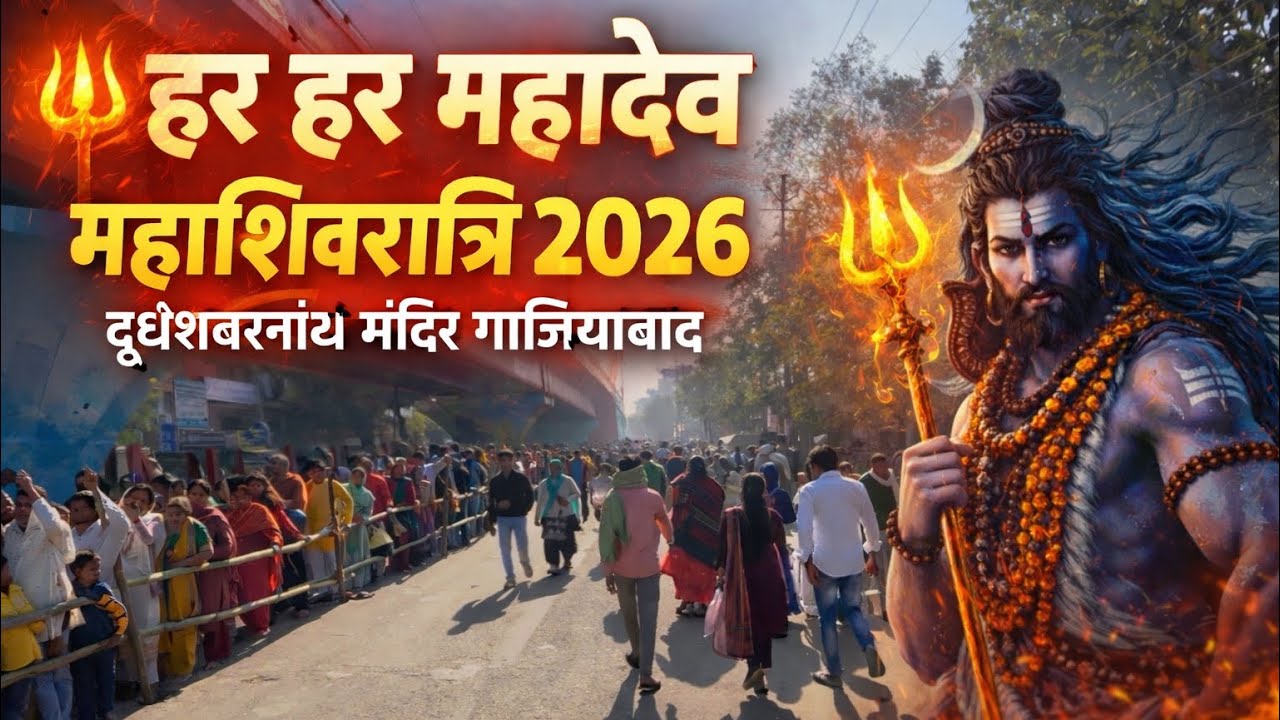 महाशिवरात्रि 2026 🔱 | दूधेश्वर नाथ मंदिर गाजियाबाद | Har Har Mahadev 🙏