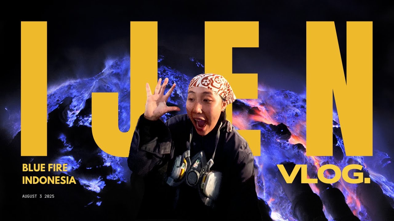 I saw blue fire at Ijen Volcano