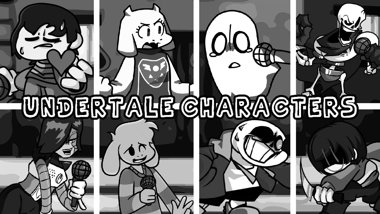 FNF Happy but UNDERTALE Character Sings It