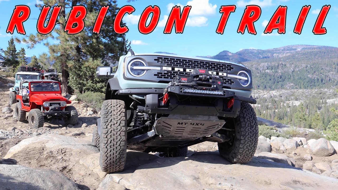 Bronco Badlands and FJ40s on THE RUBICON TRAIL - 35th Annual Rubithon