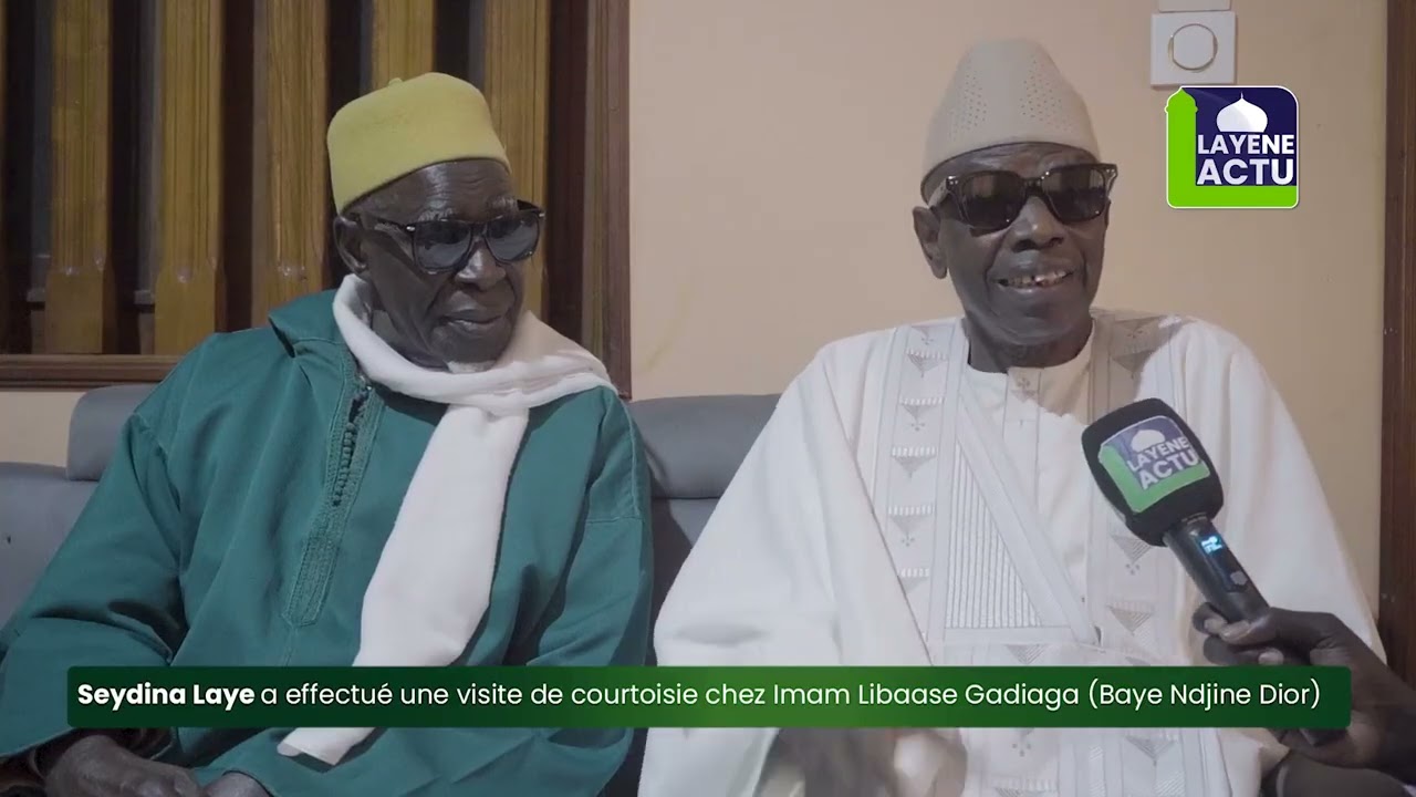 Seydina Laye a effectué une visite de courtoisie chez Imam Libaase Gadiaga (Baye Ndjine Dior)