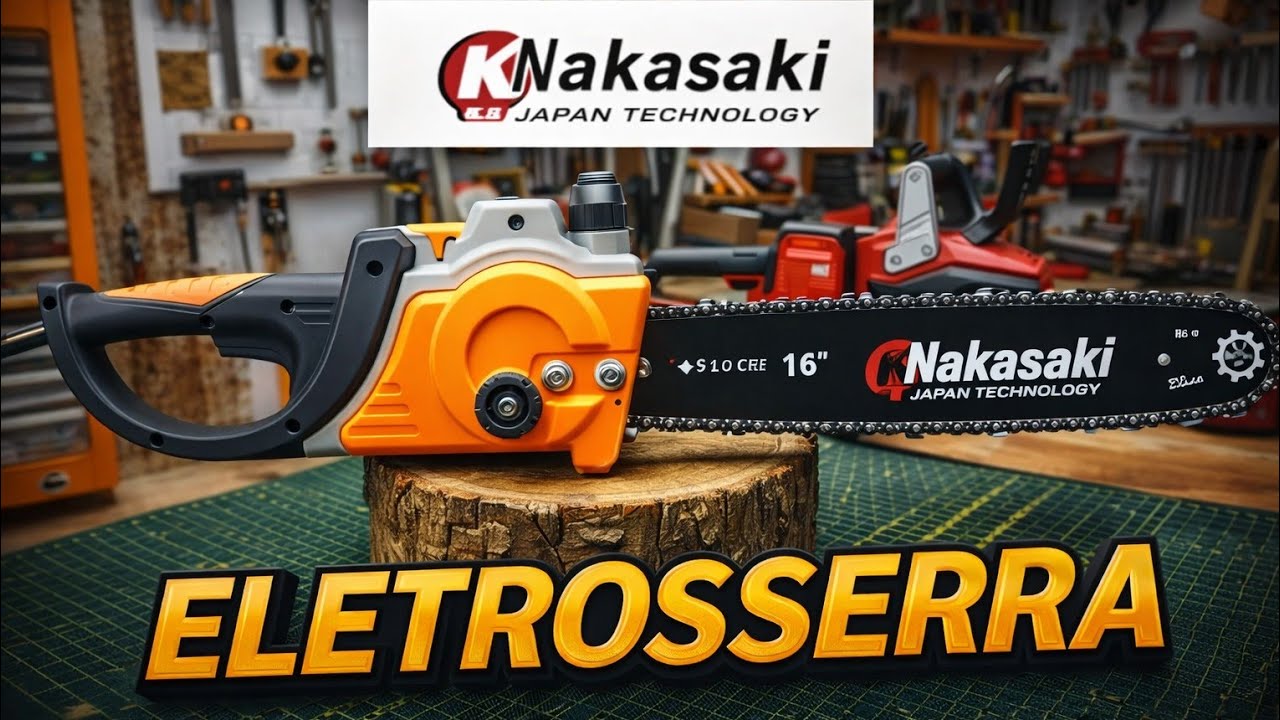 Motosserra elétrica Nakasaki 2000w 16pol.