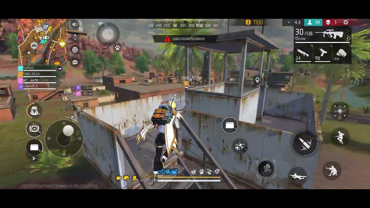 เล่นเกม FREE Fire โหมดจัดอันดับ 👍👍👍