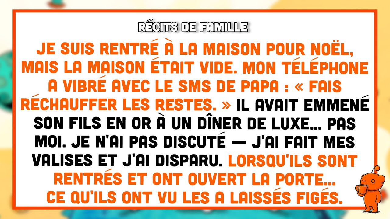 À Noël, j’ai mangé des restes pendant que mon frère dînait au luxe — puis j’ai disparu.