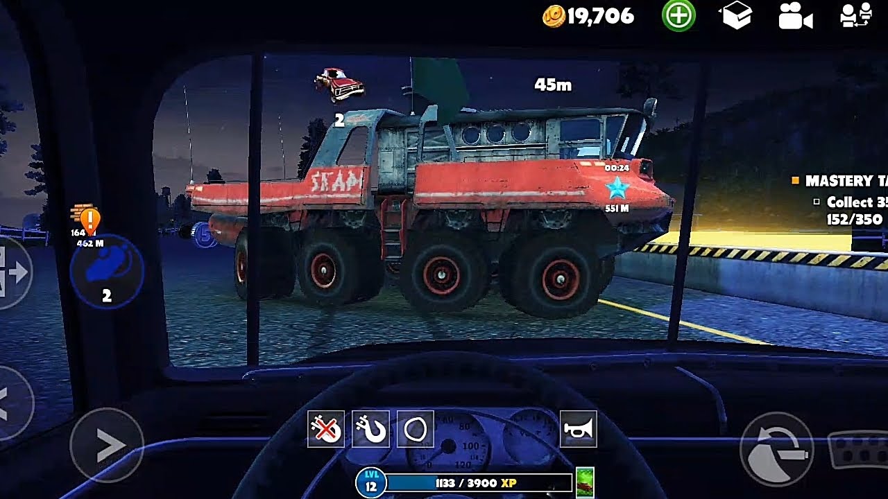 Rescuing cars at night - OTR Offroad car driving game