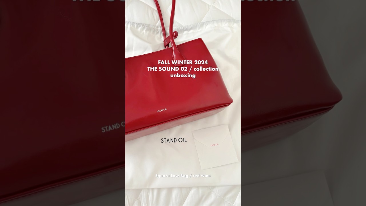 STAND OIL new collection unboxing✨🍷