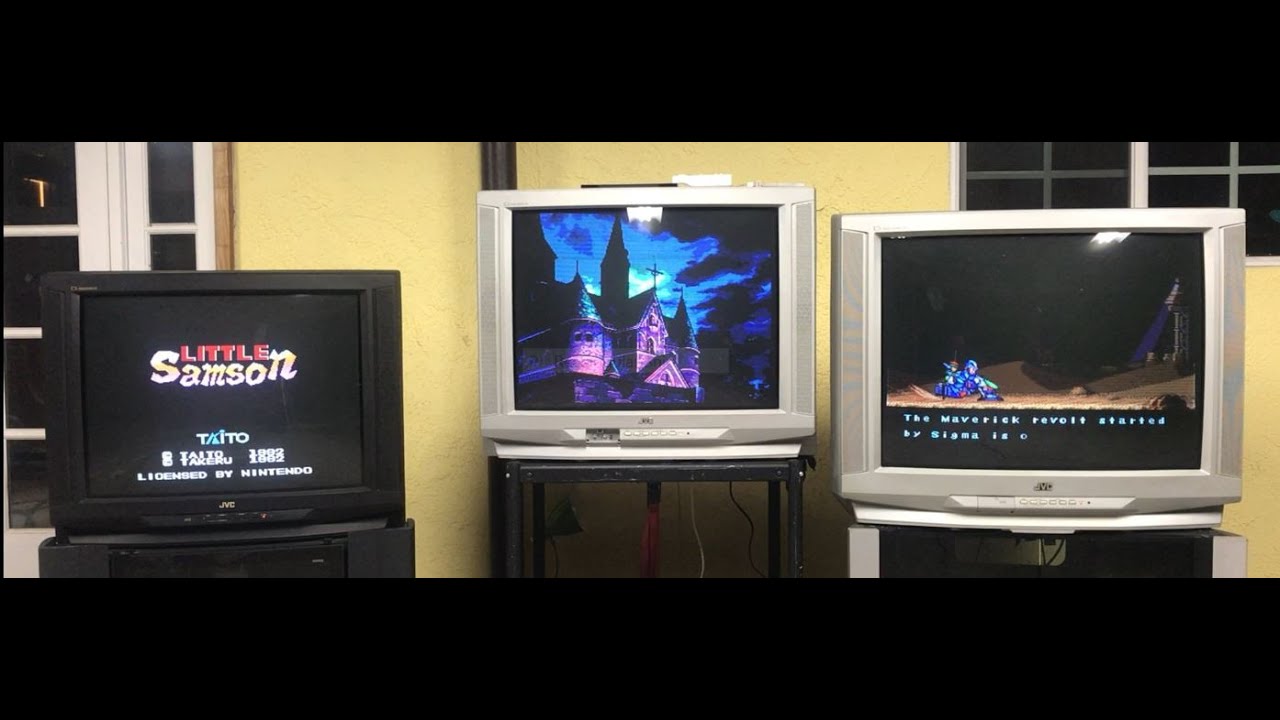 JVC D-Series CRT Review for Retro Gaming: AV-32D201; AV-32D502; AV36D303