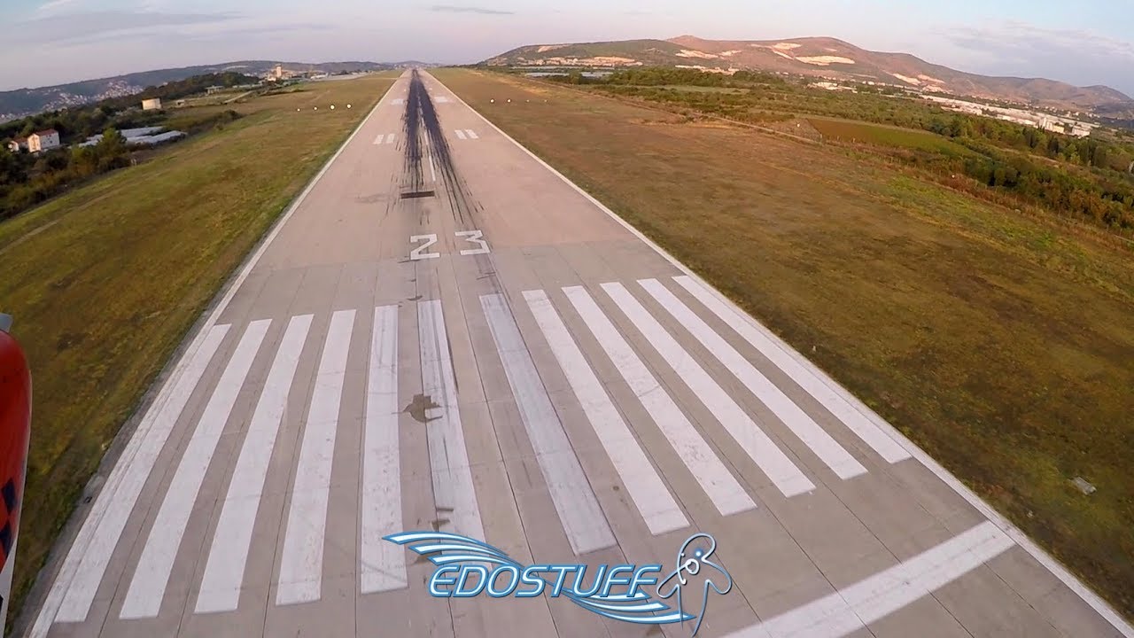 Early Morning Short Hop to Split Airport from Sinj Airfield