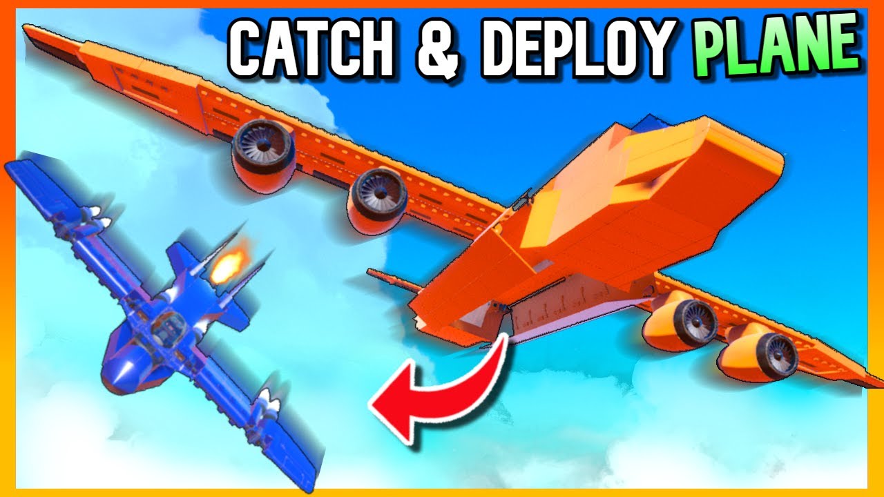 Mid-Air Catch And Deploy! Can This 'CARGO' Plane Catch My JET? | Trailmakers Multiplayer