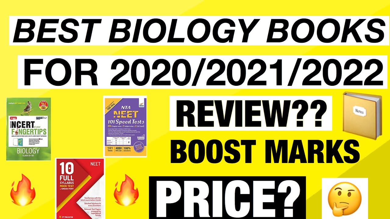 BEST BIOLOGY BOOKS FOR NEET|| 2020/2021/2022 || HONEST REVIEW🔥🔥