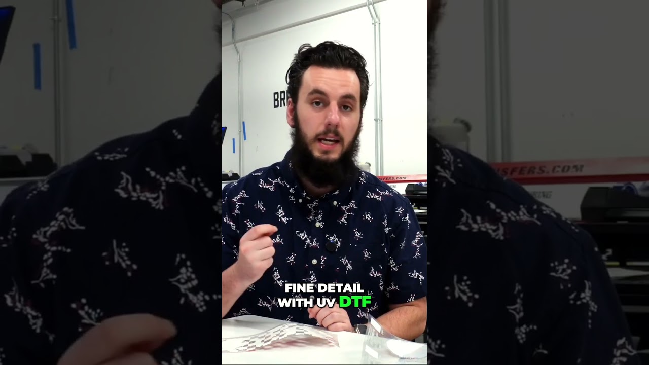 UV DTF Transfers: Insane Fine Detail!