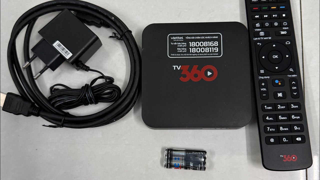 Hướng dẫn lắp đặt và kết nối bộ TVBox 360 đã up rom ngoài không mất phí hàng tháng za.lo. 0909535610