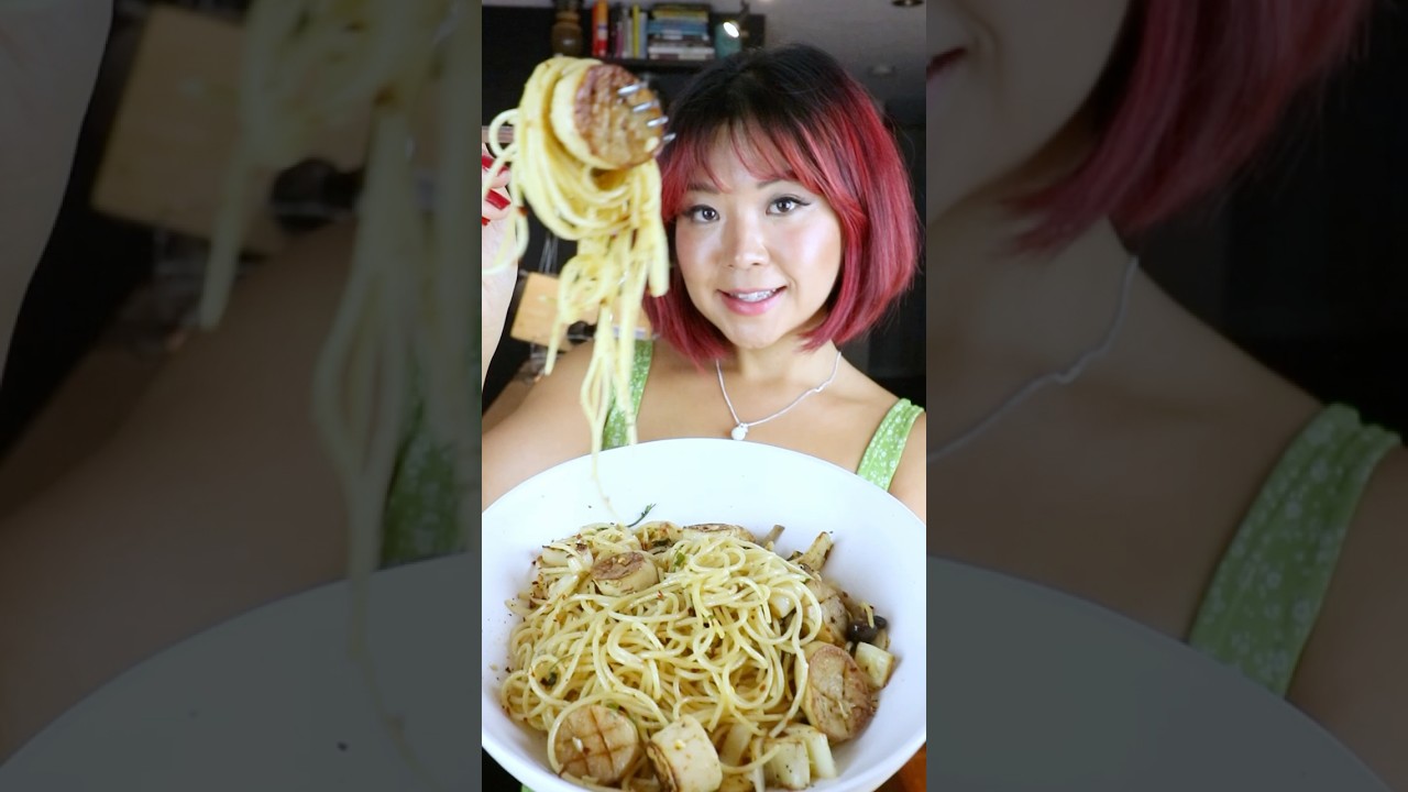 Can Vegans Eat SEAFOOD PASTA? #shorts